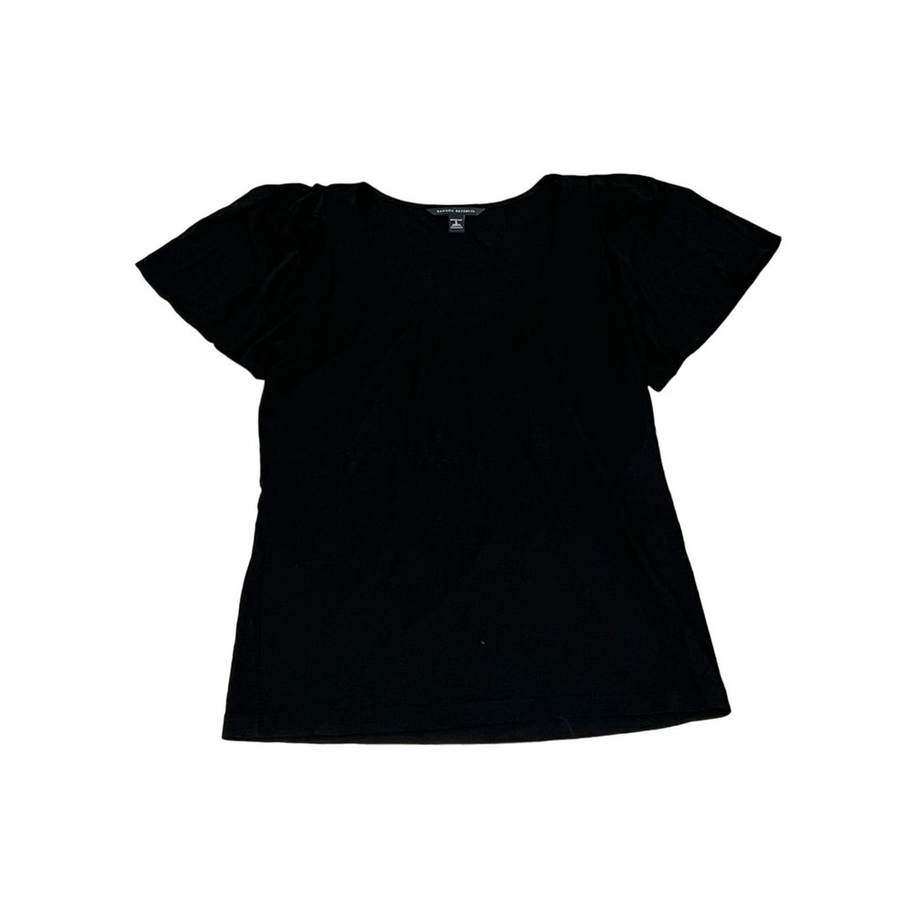 Women's Banana Republic Short Sleeve T,‎ Black, S, #384-O